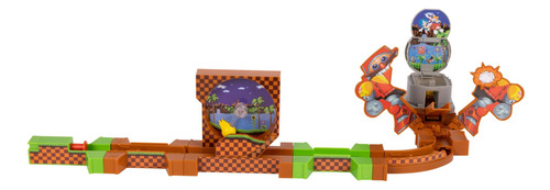 Sonic The Hedgehog Go Go Racers Deluxe Playset Con Figura