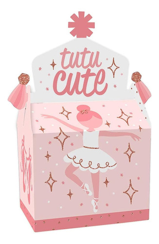 Big Dot Of Happiness Tutu Cute Ballerina - Treat Box Party F