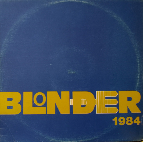 Disco Lp - Blonder / Blonder 1984. Album 