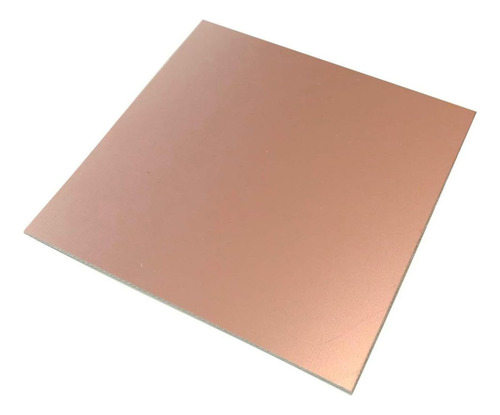 Combo X 10 Placa Pcb Virgen Pertinax Cobre 10x10 Simple Faz