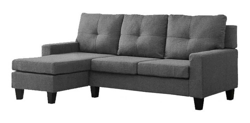 Sala Haelynn Lino Gris Derecha Mueble Sala Sofa Sillon