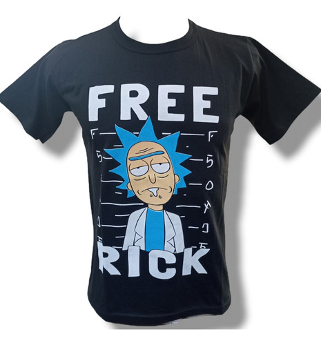 Remera Rick And Morty Free Rick