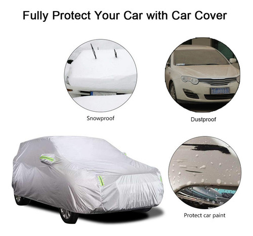 De Funda Completa Para Auto Con Rayas Reflectantes