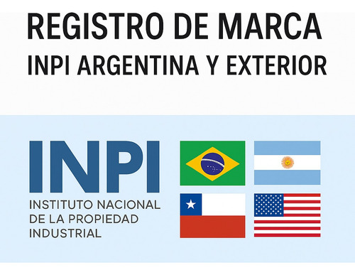 Registro De Marca Inpi Argentina Y Exterior