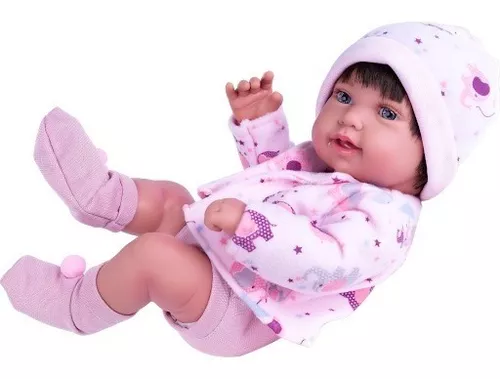 Boneca Reborn Anny Doll Baby 2441 - Cotiplás - Xickos Brinquedos