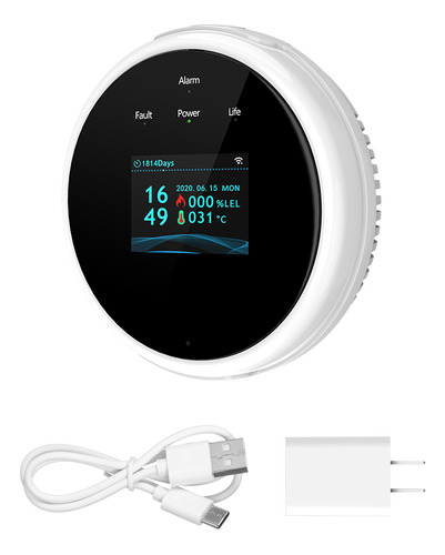 Detector De Pantalla De Alarma De Gas, Aplicación, Monitor D