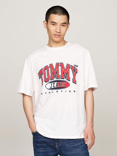 Playera Oversize Estilo Informal De Hombre Tommy Jeans