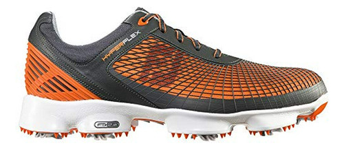 Zapatos De Golf Footjoy Hyperflex De Hombres Gris/naranja