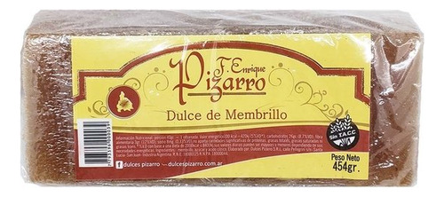 Dulce De Membrillo Pizarro - 454 Grs X 3 Unidades SIN ABRILLANTAR