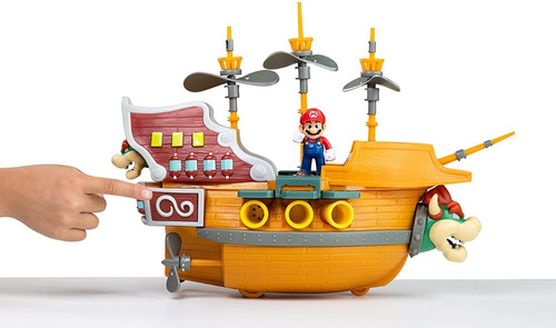 Super Mario Barco De Lujo Bowser Con Sonido +mario Original