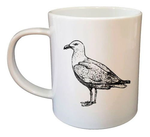 Taza De Plastico Gaviota Vector Ilutracion Art Dibujo