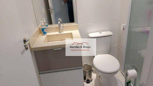 Imagem 15 de 20 de Flex Guarulhos Apartamento Com 2 Dormitórios À Venda, 60 M² Por R$ 355.000 - Vila Galvão - Guarulhos/sp - Ap2777