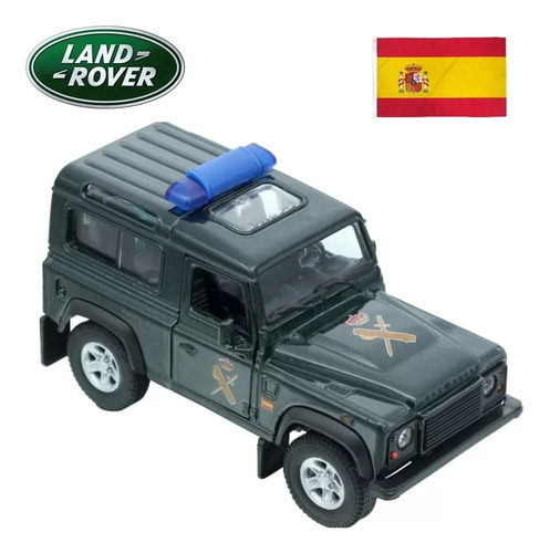 Auto De Colección Policia De España Land Rover Defender 1:36