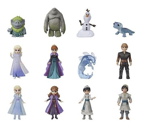 Coleccion 12 Figuras Frozen Aventuras Pop Disney Hasbro