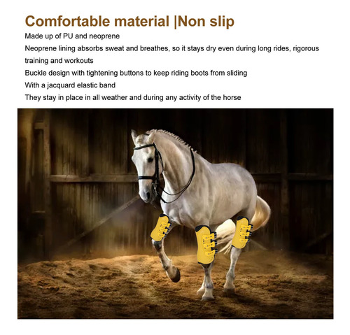 Botas Tendinosas Para Saltar A Caballo, 2 Unidades, Parte De