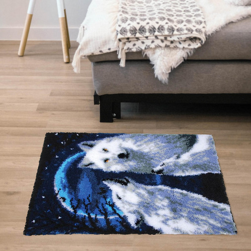 Latch Hook Rug Kit Costura Animal Stitch Kit Para La