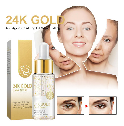 Sérum Gold Aging Sparkling Oil Lifting, Suavizante E Illumi