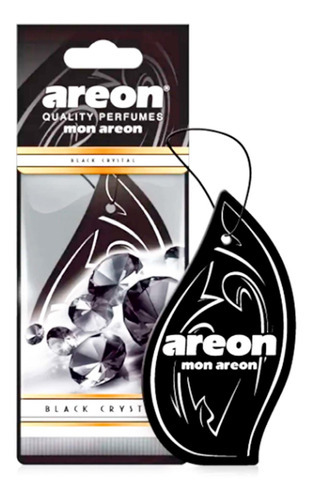 Aromatizante Mon Black Crystal Preto Unidade Areon