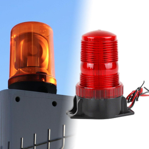 . Luz De Advertência Genérica Farol Piscante De Vermelho
