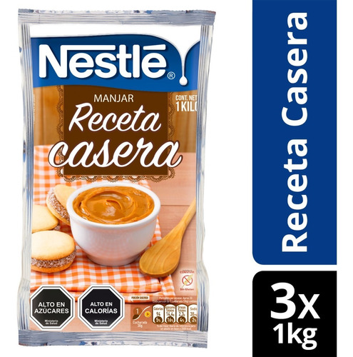 Manjar Nestlé® Receta Casera 1kg X3 Unidades