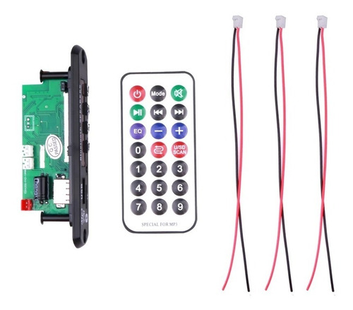 Imagen 3 de 6 de Lector Usb Mp3 Aux Fm Bluetooth Amplificado 30 Watts