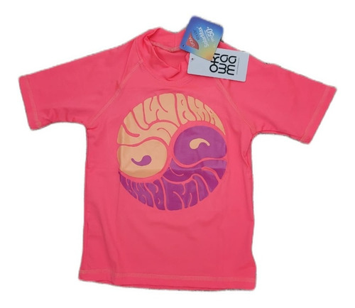 Remera Mangas Cortas Protección Uv Niños Y Niñas Okiwama 