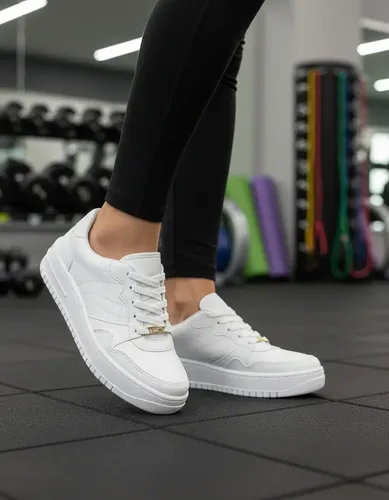 Tênis Air Vizzano Feminino Branco Design Moderno Crossfit  - R$ 118,4