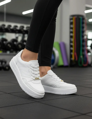 Tênis Air Vizzano Feminino Branco Design Moderno Crossfit