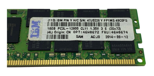 Imagem 1 de 3 de Kit Memória 32gb 2x16gb Ibm System X3630 M4 / X3650 M4
