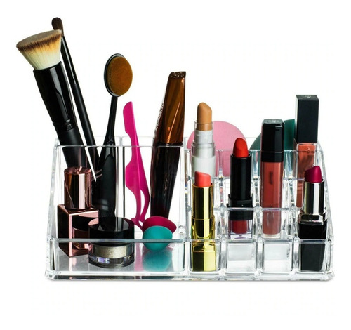Imagen 3 de 7 de Organizador De Maquillaje Cosmetiquero Joyero Acrílico