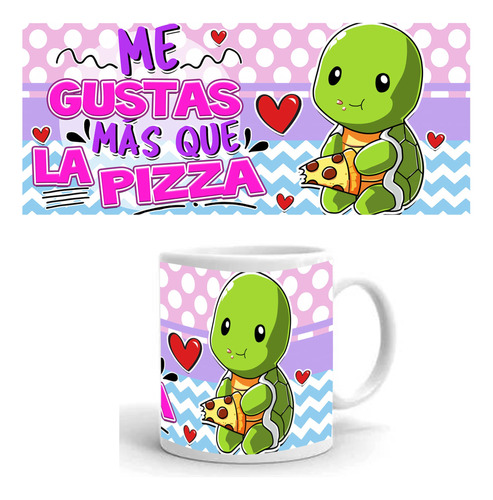 Taza Oruga Amor Ceramica 11 Oz Calidad Premium