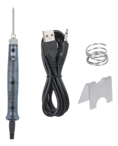 Ferro Para Soldar Elétrico 5v Usb 8v Com Led Indicador