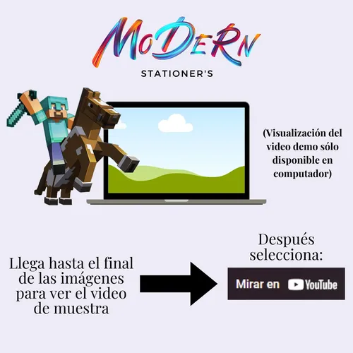 Invitación De Cumpleaños Animada En Video - Minecraft
