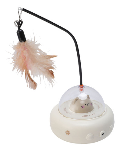 Varita Interactiva Automática Con Forma De Plumas Para Gatos