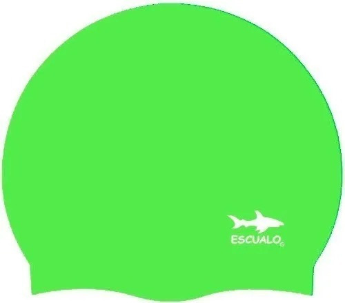 Gorra Natación Adulto Verde Limon - Escualo Diseño de la tela Liso Talla unitalla