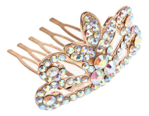 Ay 3pcs Coronas De Tiara De Princesa Para Niñas Con Peine