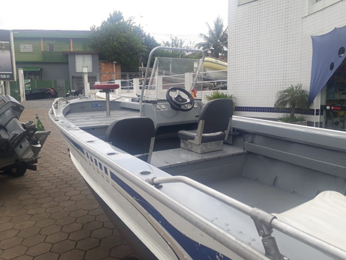 Lancha Ao-mar Ano 2003 Com Mercury 90 Hp