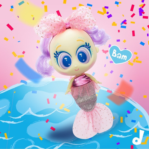 Bim Bom Bam Bebibies Sirena Edichon Muñeca Sirena Amarilla