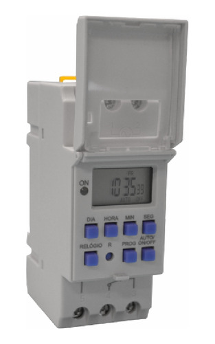 Kit 2 Temporizador Timer Digital Para Trilho Din - Bivolt