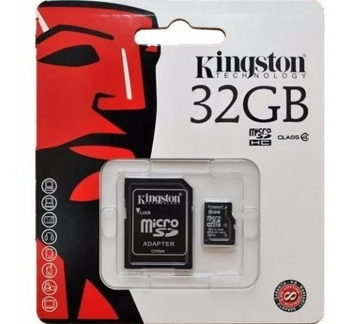 Cartão De Memória Kingston 32 Gb Micro Sdhc, Classe 4...