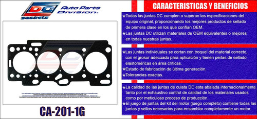 Junta Cabeza Para Dodge Atos L4 1.1 G4hc 12v (06-09) Ca-111-