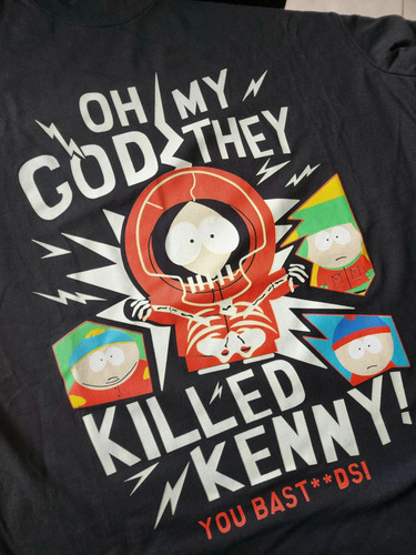 Remera South Park Oh My God, They Killed Kenny Serigrafia