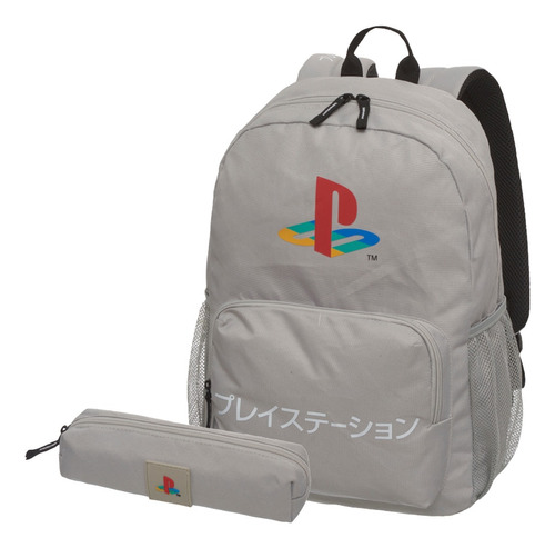 Combo Mochila + Cartuchera Playstation Good Game Original