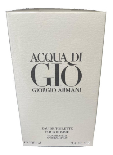 Perfume Caballero Armani Acqua Di Gio 100 Ml Edt Original
