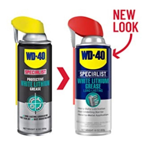 1 Spray De Grasa De Litio Blanca Protectora Wd40 300ml Xws C