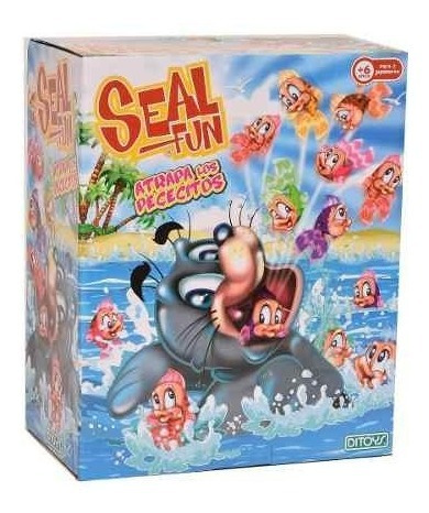 Seal Fun Atrapa Los Peces Juego De Mesa Original De Ditoys