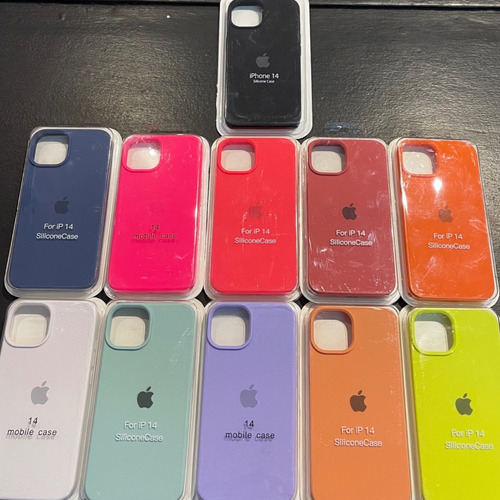 Imagen 9 de 10 de Silicone Case iPhone 14, 14 Pro, 14 Plus, 14 Pro Max + Envio