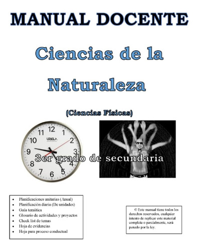 Libro: Manual Docente: 3ero De Secundaria (spanish Edition)