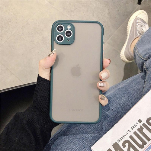 Funda iPhone Frost Protector Camara Case Rigido Hombre Mujer