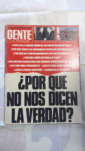 Revista Gente 853 - 26 Noviembre 1981